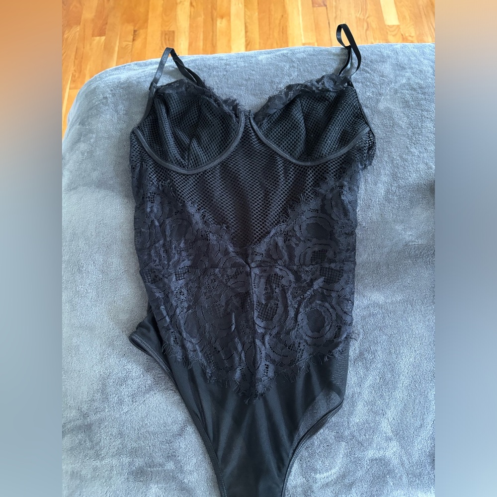 Black Lace Body Suit